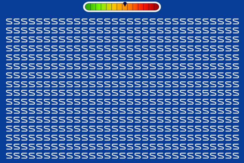 Trouvez l'intrus parmi les lettres S en moins de 40 secondes dans ce test visuel captivant !